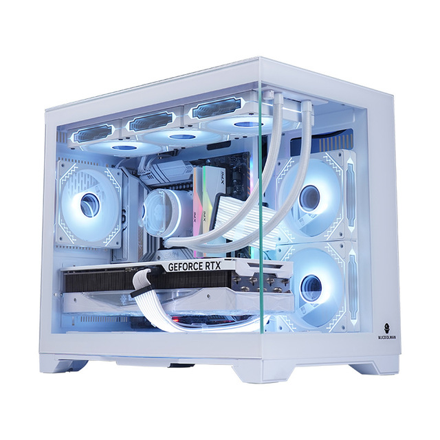 Desktop Gamer Computer Tower Case Mid Tower Form Factor ATX TYPE-C Interface Supports ATX/MATX Mini-ITX