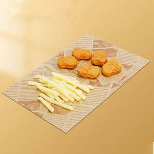 Hot Sale Food Wrap <b>Paper</b> Factory Custom logo Printed Food Grade PE Coated Greaseproof Sandwich and Hamburger <b>Wrapping</b> <b>Paper</b> - Product Image 5