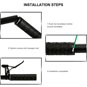 Poignées de vélo de montagne RIDERACE <span class=keywords><strong>ergonomiques</strong></span> pour guidon de vélo de montagne, revêtement en caoutchouc souple, antichoc, antidérapant, verrouillage sur guidon de vélo - Product Image 5