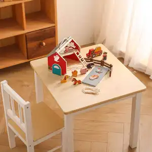 Holzbauernhof-Gebäude demontierungs-Spielzeug Tierenform-Zusammenspielzeug Kinder Montessori-Lern-Lernzeug für Kinder Kleinkinder