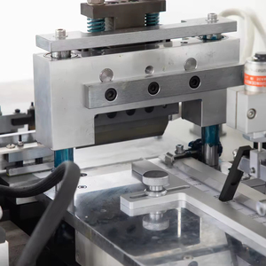 JZ-2817 tự động polyester ribbon lụa satin <span class=keywords><strong>Nylon</strong></span> taffeta bông dệt nhãn cắt và máy gấp - Product Image 3