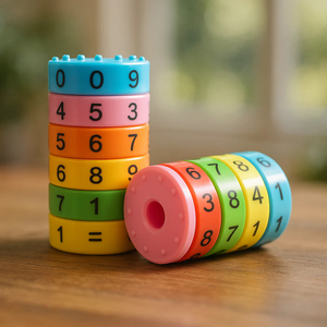 Genius Kid Magnetic Educational <b>Math</b> Puzzle Set - Product Image 1