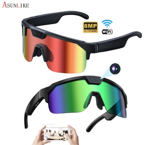 Asunlike Smart <b>Glasses</b> Q01 8K UHD <b>Camera</b> AI Voice Assistant Outdoor Cycling Sports <b>Glasses</b> - Product Image 2