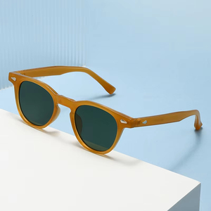 Custom Logo 2026 Retro Rivets Polygon Sun Glasses UV400 Candy Color <b>Small</b> <b>Frame</b> Square <b>Sunglasses</b> for Men Women - Product Image 3