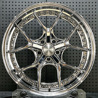 Rines de Carreras Cromados de 2 Piezas de 20, 21, 22 y 24 Pulgadas, Forjados a Medida para BMW M3 G80, M4 G82, M5 F90, G90, M8, C63, E63, 720S, 750S, Artura