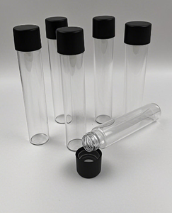 Bouteille en verre de haute qualité avec <span class=keywords><strong>bouchon</strong></span> en bois et tube pré-roulé, fabricant de tubes pré-roulés et de tubes à rouler, couvercle CR - Product Image 1