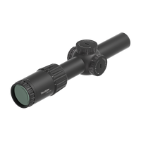 Lunette de tir Vector Optics TAURON 1-6x24 SFP en aluminium, tube monocylindre de 30 mm, longue distance oculaire, 6 niveaux d'illumination rouge, pour la chasse