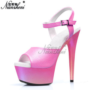 6 pulgadas Sexy estilo romano exótico-chic acero Pole Dance Stripper Stiletto zapatos disfraz fiesta Club club nocturno estilo más vendido - Product Image 5