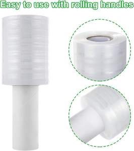 Film Estirable de PE con Asa, Grueso, Resistente, para Uso Industrial, Plástico para Paletización, Film Retráctil de Alta Resistencia, Autoadhesivo, Ecológico - Product Image 3