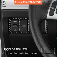 Autocollant en fibre de carbone pour Acura TSX 2004 2005 2006 2007 2008 Accessoires