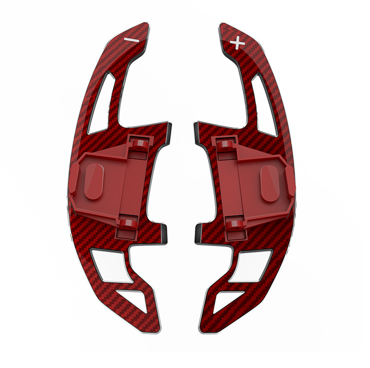 Carbon Fiber Paddle Shift When replacing Extension Shifter For VW Golf MK7 GTI GTS R GTD Steering Wheel