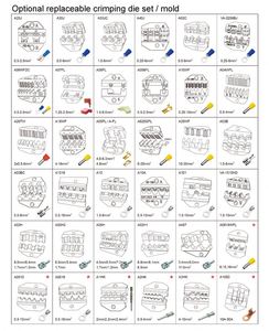 Precio de fábrica, venta al por mayor, máquinas prensadoras neumáticas, herramienta crimpadora - Product Image 4