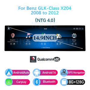 <span class=keywords><strong>Reproductor</strong></span> Multimedia <span class=keywords><strong>de</strong></span> Video para Automóvil con Android 14 para Benz Clase GLK X204 2008-2015, Radio para Automóvil, Carplay, Android Auto, Navegación, 4G, DSP - Product Image 4