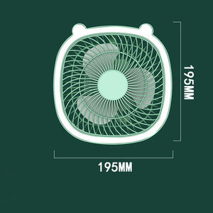 Ventilateur de plafond électrique mural à trois réglages avec chargeur USB, veilleuse et mini-circulateur d'air pour usage domestique et extérieur - Product Image 5