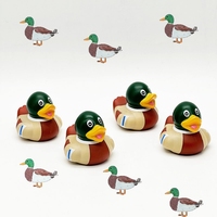 Canards colvert en caoutchouc bébé bain jouets plage piscine canards flottants jeeps voiture tableau de bord décorations