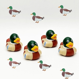 Mallard Rubber Ducks Baby Bath Toys Beach Pool Floating Ducks Jeeps Car Dashboard Decoraciones - Product Image 6