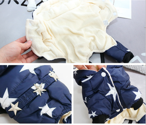 <span class=keywords><strong>2025</strong></span> Venda Quente Custom-made Dog Wear <span class=keywords><strong>Pet</strong></span> Vestuário Outono e Inverno Espessado Estrela Quatro Pernas Roupas Acochoadas - Product Image 5