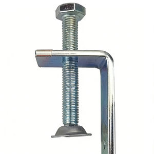 Serre-joint en C robuste <span class=keywords><strong>à</strong></span> tête hexagonale en acier galvanisé pour le travail du bois, la soudure, le travail des métaux et la fixation en construction - Product Image 4