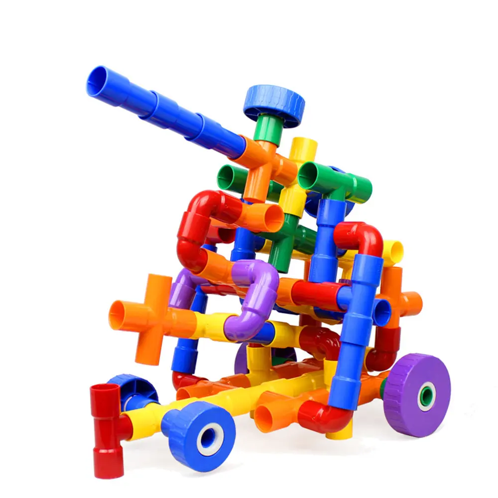 Potansiyel fabrika özel 100% ABS toksik olmayan plastik anaokulu yapı taşı çocuk eğitici oyuncaklar