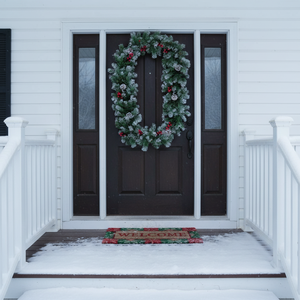AYOYO Decoración Navideña <span class=keywords><strong>de</strong></span> Ratán <span class=keywords><strong>de</strong></span> 1.8 Metros, Adorno Colgante <span class=keywords><strong>para</strong></span> Puerta, Decoración <span class=keywords><strong>para</strong></span> Árbol <span class=keywords><strong>de</strong></span> <span class=keywords><strong>Navidad</strong></span>, Guirnalda <span class=keywords><strong>de</strong></span> Flores Doradas y Rojas - Product Image 2