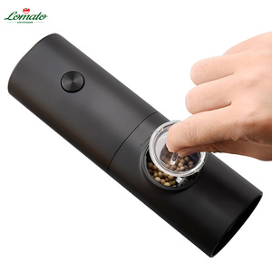 Juego de Molinillo Eléctrico automático de sal y pimienta operado con una mano de plástico con grosor ajustable y luz LED - Product Image 3