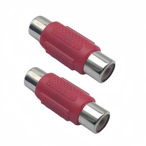 Adaptador de audio RCA hembra a hembra, conector recto AV, amarillo, paquete de 2 - Product Image 3