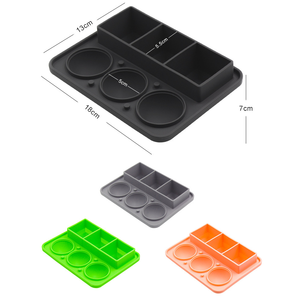 Stampo per Cubetti di Ghiaccio in Silicone 2 in 1, Forma Quadrata e Sferica, Trasparente, Ideale come Regalo per Uomini - Product Image 5
