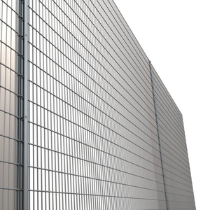 รั้วรักษาความปลอดภัยโลหะโค้งสำหรับร้านค้ารูปแบบทนทานต่อสภาพอากาศโค้งที่สมบูรณ์แบบ3D การสร้างแบบจำลองไม้ที่ผ่านการอบด้วยความร้อน - Product Image 2