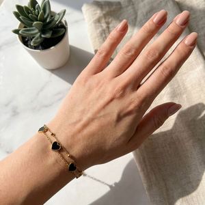 Pulsera luminosa sin intermediarios, protección de recubrimiento electrónico, regalo de vacaciones para mujer, eslabones huecos ligeros - Product Image 1