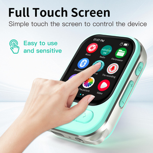 Lecteur de disques mini AIWEE M160 bleu, écran tactile complet de 1,96 pouce, lecteur MP4 portable, lecteur vidéo, <span class=keywords><strong>radio</strong></span>, musique - Product Image 3