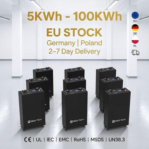 Baterías de Iones de Litio de 51.2V 300Ah 15kw, Paquete de Baterías de 5kwh 10KW 15kwh, Baterías de 48V, Sistema Solar Doméstico de 48V para Montaje en Rack - Product Image 1