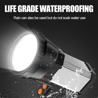 Lampe de poche LED haute puissance xhp50, torche de 800m, longue portée, projecteur, USB Rechargeable, lanterne de Camping en plein air