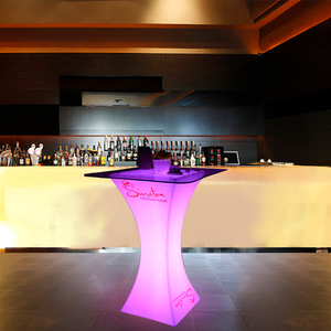 Modern RGB LED Plastic Portable Cocktail Table for <strong>Home</strong> <strong>Bar</strong> <strong>Furniture</strong> with Portable Features for Sale - Product Image 6