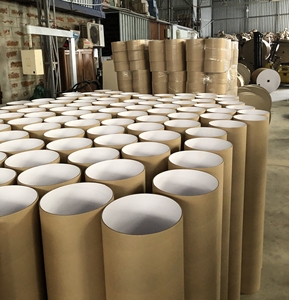 บรรจุภัณฑ์หลอดกระดาษขนาด 218 x 2.5 x 100 มม. ปรับแต่งได้ สำหรับกล่องของขวัญสุดหรู กล่องทรงกระบอกทำจากกระดาษแข็งรีไซเคิล โรงงานผลิต - Product Image 1