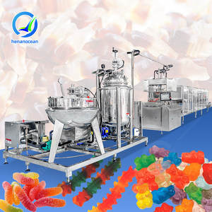 เครื่องทำเยลลี่อัตโนมัติ OCEAN China สำหรับทำลูกอมแท่งแบน สายการผลิตลูกอมเพคตินกัมมี่ - Product Image 1