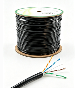 <span class=keywords><strong>สาย</strong></span><span class=keywords><strong>แลน</strong></span> CAT5 UTP สำหรับภายนอกอาคาร ยี่ห้อ YIYE กันน้ำ 4 คู่ 26AWG OFC ทองแดงแท้ 1 <span class=keywords><strong>เมตร</strong></span> รุ่นราคาประหยัด ราคาต่อเมตร - Product Image 1