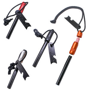 Kit allume-feu à capsule en aluminium étanche Ferrocerium Ferro Rod avec bouchon d'incendie d'urgence <span class=keywords><strong>Tinder</strong></span> <span class=keywords><strong>pour</strong></span> le camping et la randonnée - Product Image 1