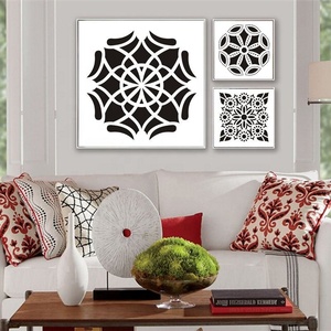 Diseña tu Propio Plantilla de Mandala, <span class=keywords><strong>Plantillas</strong></span> de Flores <span class=keywords><strong>para</strong></span> Pintar en Paredes - Product Image 2