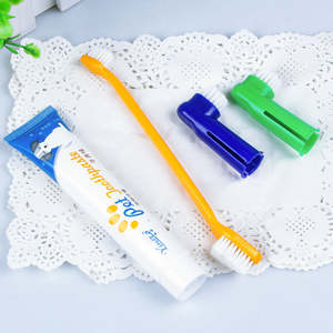 ชุดแปรงสีฟันสำหรับสัตว์เลี้ยงแบบพกพา ทนทาน เป็นมิตรกับสิ่งแวดล้อม ทำจากพลาสติก สำหรับสุนัขและแมว พร้อมชุดยาสีฟัน - Product Image 6