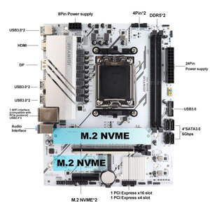 Tarjeta Madre B650M PRO AM5 Compatible con Serie R5 R7 7000 8000 9000, M.2 NVME, WIFI, Doble Canal DDR5 RAM, Nueva, para Escritorio, Doble Canal - Product Image 3