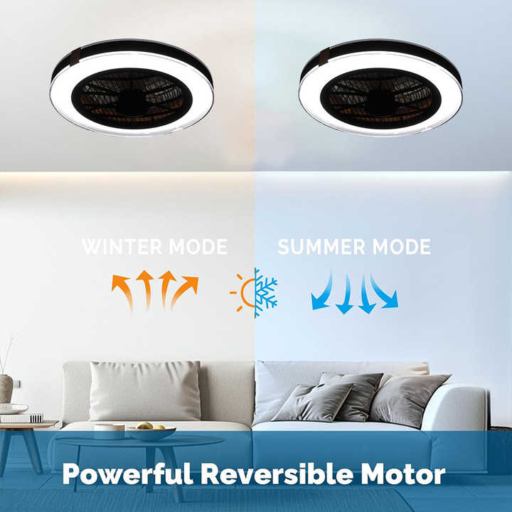 Indoor Fandelier Fan Light Modern Bedroom Dc Motor Remote Control