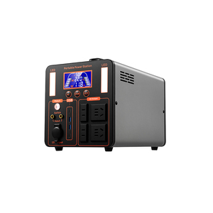 สถานีพลังงานสำรองแบบพกพา ลิเธียมไอออน 1500W ของแท้ใหม่เอี่ยม คลื่นไซน์บริสุทธิ์ พร้อมตัวควบคุม MPPT รองรับพลังงานแสงอาทิตย์ 200W และระบบสตาร์ทรถยนต์ - Product Image 4