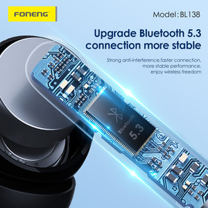 Écouteurs sans fil Foneng BL138 TWS Bluetooth 5.3 avec isolation phonique et micro pour iPhone 15 16 Samsung - Product Image 3