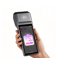 جهاز نقاط البيع المحمول H10P 4G بذاكرة 3+32 جيجابايت، شاشة HD 5.5 بوصة، معالج ثماني النواة، NFC، نظام أندرويد 14، طابعة حرارية 80 مم، آلة تسجيل النقد
