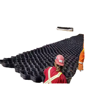 50mm 100mm 150mm 200mm HDPE 지오셀 지반 그리드 자갈 안정화 포장재 PP 플라스틱 50mm ASTM 표준 HDPE - Product Image 1