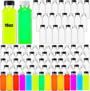 Botellas de PET cuadradas para el mercado de zumos - Plástico