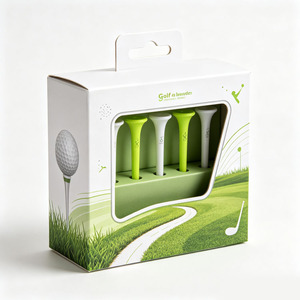 Wholesale Folding Golf Tee Paper Card <b>Box</b> OEM Golf Accessories Gift <b>Packing</b> <b>Box</b> - Product Image 1