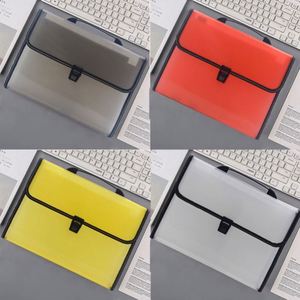Top Sell Custom Bv-Fh01 Office Use Pvc <b>Box</b> <b>Folder</b> 24 Pockets 3Mm Thick A4 Size File Organizer With Mesh Bag - Product Image 2