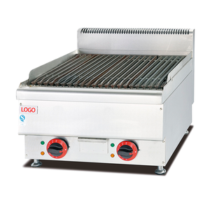 Encimera de acero inoxidable LPG Gas <span class=keywords><strong>Char</strong></span> lava Rock Grill Parrilla de barbacoa eléctrica con lava Rock - Product Image 4