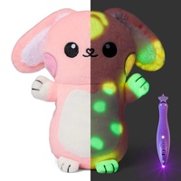 Nouveauté : GlowBabies Mini poupée en peluche qui brille dans le noir, en tissu de coton fluorescent, jouet en peluche pour soulager le stress et apporter du confort